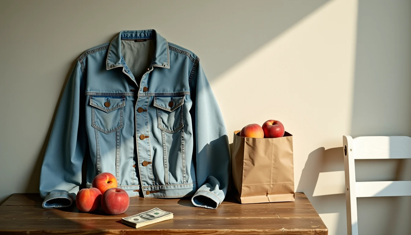 A Saturday at the Farmers Market: I Came for the Peaches, Left With a $10 Denim Jacket.