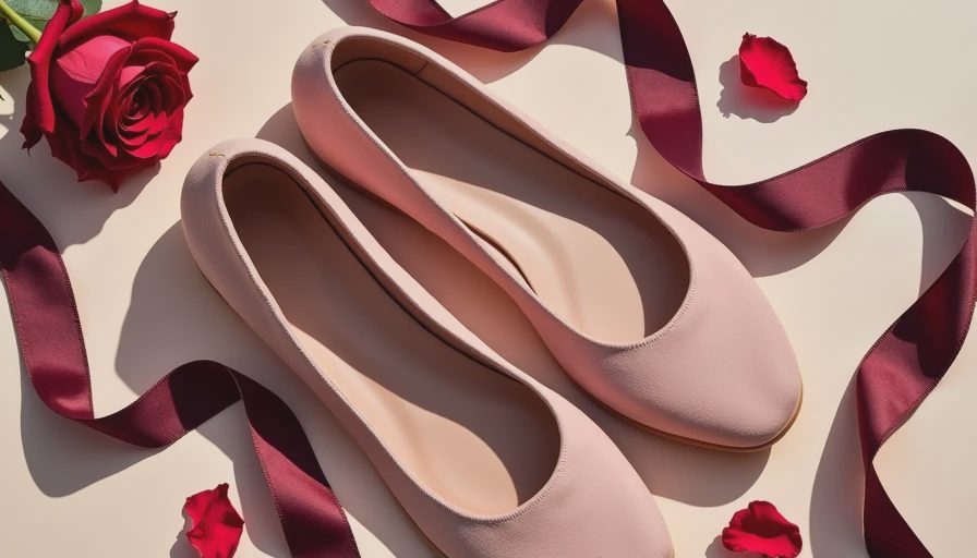 Visual context for ballerina shoes repetto